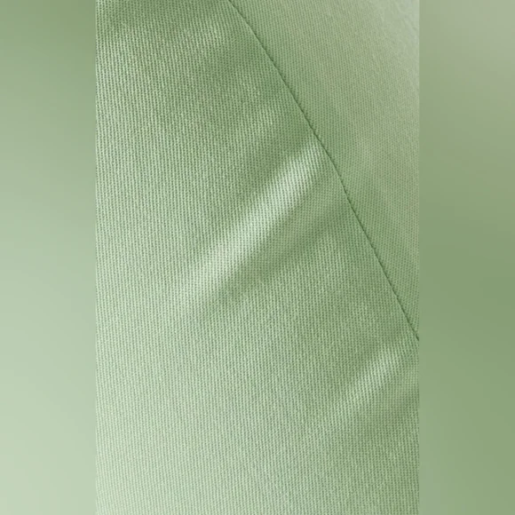 The Attico Front Slit Wool Trousers Mint Green